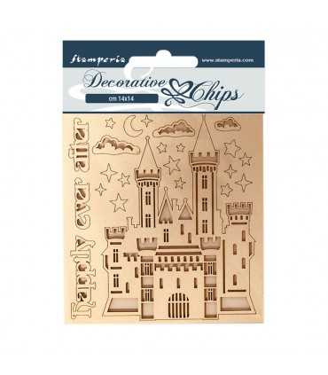 SILUETAS CARTON 14x14 CM CASTILLO