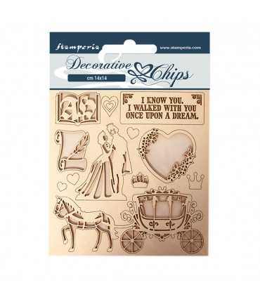 SILUETAS CARTON 14x14 CM COATCH SLEEPING BEAUTY