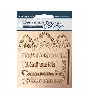 SILUETAS CARTON 14x14 CM SLEEPIN BEAUTY QUOTES