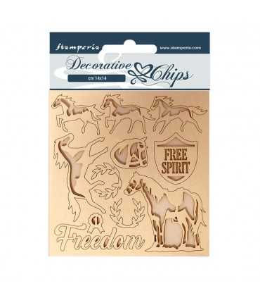 SILUETAS CARTON 14x14 CM FREEDOM