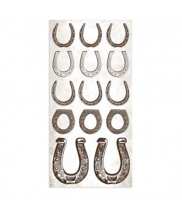 PAPELES SCRAP 15x30 cm ROMANTIC HORSES 10 UD