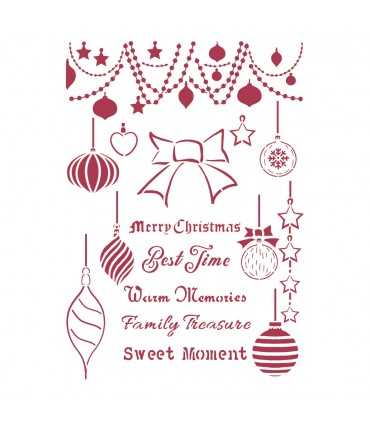 PLANTILLA STAMPERIA 21x29,7 CM PATCHWORK BALLS