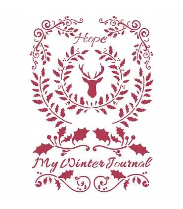 PLANTILLA STAMPERIA 21x29,7 CM HOPE WINTER TALES