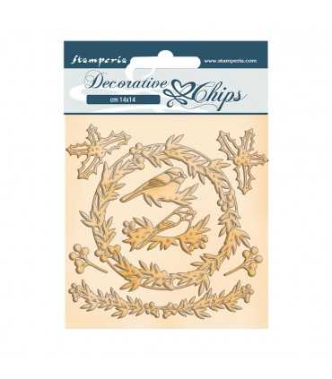 SILUETAS CARTON 14x14 CM CHRISTMAS GARLAND