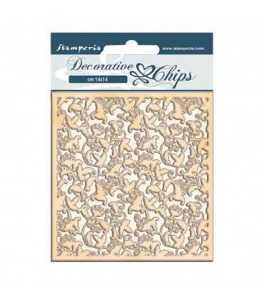 SILUETAS CARTON 14x14 CM RAMAGE WINTER TALES