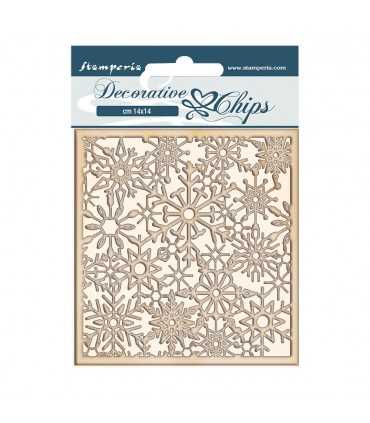 SILUETAS CARTON 14x14 CM COPOS WINTER TALES