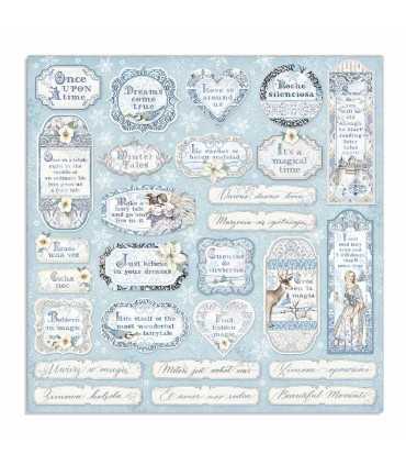 PAPELES SCRAP 6x6 PULGADAS WINTER TALES 10 UD