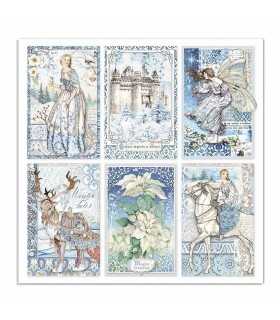 PAPELES SCRAP 6x6 PULGADAS WINTER TALES 10 UD