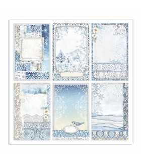PAPELES SCRAP 6x6 PULGADAS WINTER TALES 10 UD