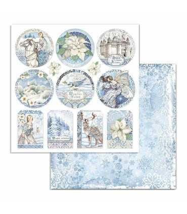 PAPELES SCRAP 6x6 PULGADAS WINTER TALES 10 UD