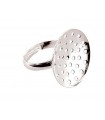 ANILLO REGADERA 20 MM PLATEADO 2 UNIDADES