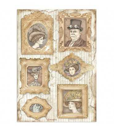 PAPEL ARROZ STAMPERIA A4 21x29CM LIFESTYLE FRAMES