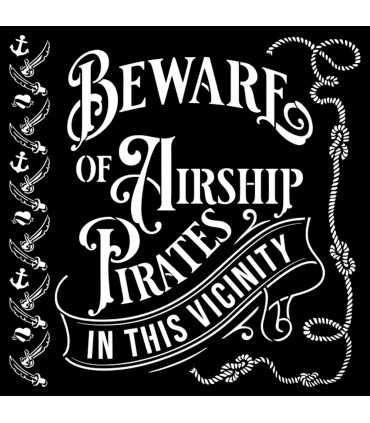 PLANTILLA MIX MEDIA 30x30 CM LIFESTYLE PIRATES