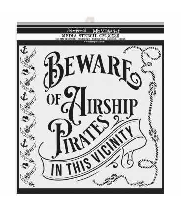 PLANTILLA MIX MEDIA 30x30 CM LIFESTYLE PIRATES