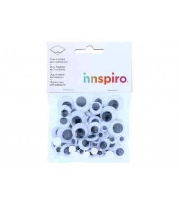 OJOS MÓVILES ADHESIVOS SURTIDOS 75 UNIDADES