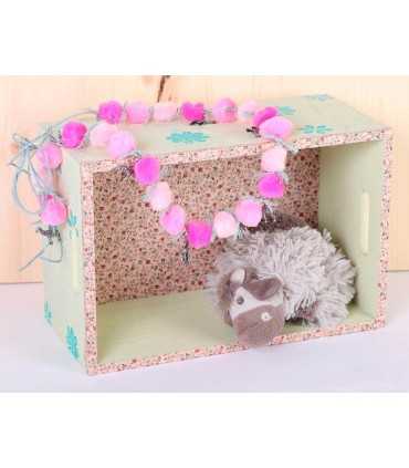 POMPONES MIX COLORES TAMAÑOS SURTIDOS 78 UD