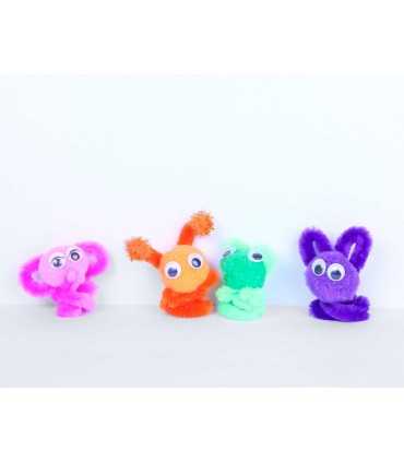 POMPONES BRILLANTES 25MM MIX COLORES 20 UNIDADES