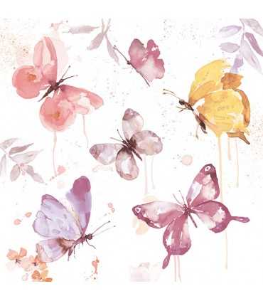SERVILLETAS AMBIENTE 33x33cm 20 UD BUTTERFLY COLL