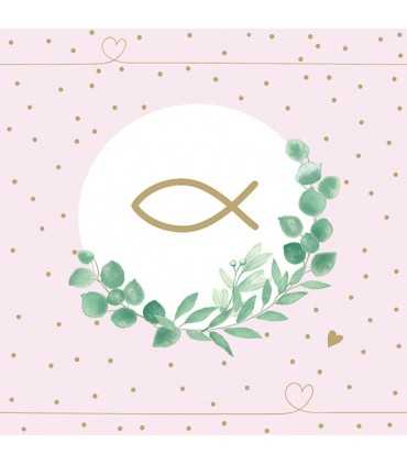 SERVILLETAS AMBIENTE 33x33cm 20 UD COMUNION LILAC