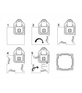 TROQUELADORA BLONDAS CORAZON BORDER PUNCH