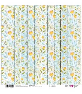 PAPEL SCRAP IL GIARDINO 30X30 12 HOJAS PAPERSFORYO