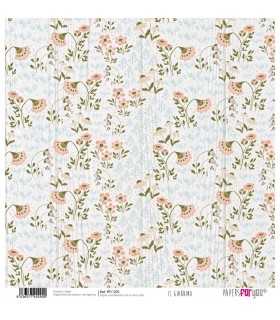 PAPEL SCRAP IL GIARDINO 30X30 12 HOJAS PAPERSFORYO