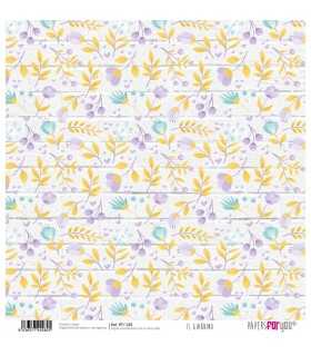PAPEL SCRAP IL GIARDINO 30X30 12 HOJAS PAPERSFORYO