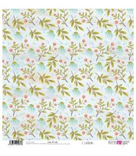 PAPEL SCRAP IL GIARDINO 30X30 12 HOJAS PAPERSFORYO