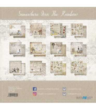 PAPEL SCRAP SOMWHERE OVER THE RAINBOW 30X30 12 H