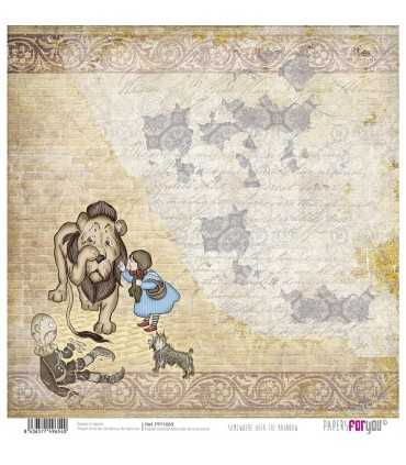 PAPEL SCRAP SOMWHERE OVER THE RAINBOW 30X30 12 H