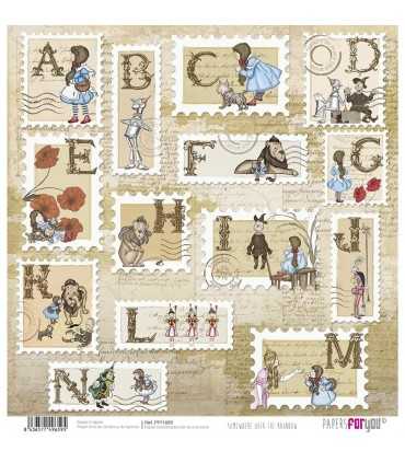 PAPEL SCRAP SOMWHERE OVER THE RAINBOW 30X30 12 H