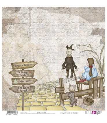 PAPEL SCRAP SOMWHERE OVER THE RAINBOW 30X30 12 H