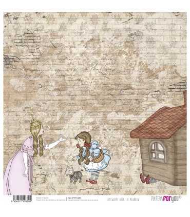 PAPEL SCRAP SOMWHERE OVER THE RAINBOW 30X30 12 H