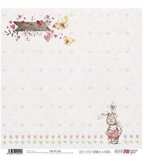 PAPEL SCRAP CUTE LITTLE BUNNIES & BEARS 30X30 12H