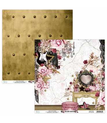SET PAPEL MINTAY BY KAROLA GLAM ROCK 6x6 24HOJAS