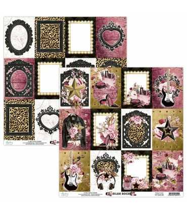 SET PAPEL MINTAY BY KAROLA GLAM ROCK 6x6 24HOJAS