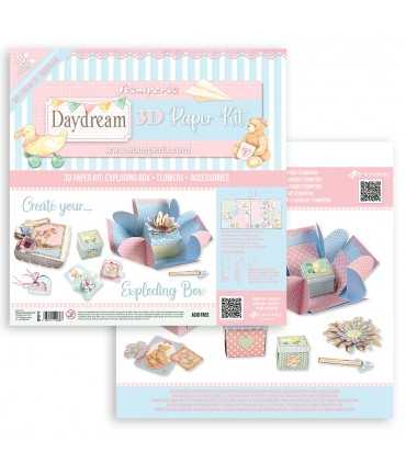 3D PAPER KIT SCRAPBOOKING EXPLODING BOX DAYDREAM