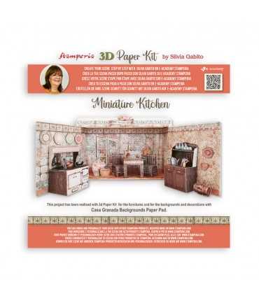 3D PAPER KIT SCRAPBOOKING CASA GRANADA COLLECTION
