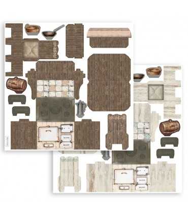 3D PAPER KIT SCRAPBOOKING CASA GRANADA COLLECTION