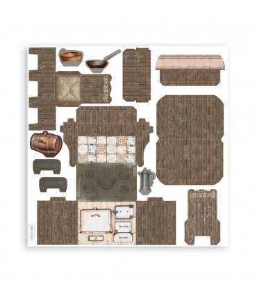 3D PAPER KIT SCRAPBOOKING CASA GRANADA COLLECTION