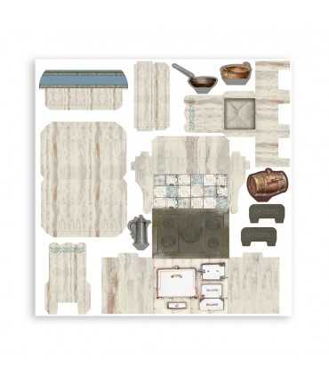 3D PAPER KIT SCRAPBOOKING CASA GRANADA COLLECTION
