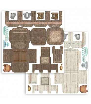 3D PAPER KIT SCRAPBOOKING CASA GRANADA COLLECTION