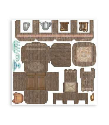 3D PAPER KIT SCRAPBOOKING CASA GRANADA COLLECTION