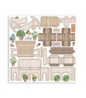 3D PAPER KIT SCRAPBOOKING GARDEN HOUSE COLLECTION