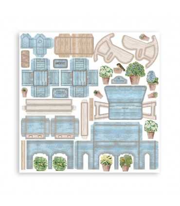 3D PAPER KIT SCRAPBOOKING GARDEN HOUSE COLLECTION