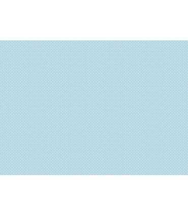 TELA ENCUADERNAR LUNAR MINI AZUL BEBÉ 70 x 50 CM