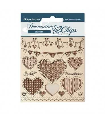 SILUETAS CARTON 14x14 CM DAYDREAM HEARTS