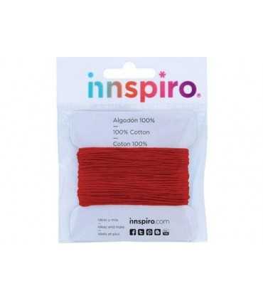 CORDÓN ALGODÓN 2 MM x 10 METROS ROJO FUERTE