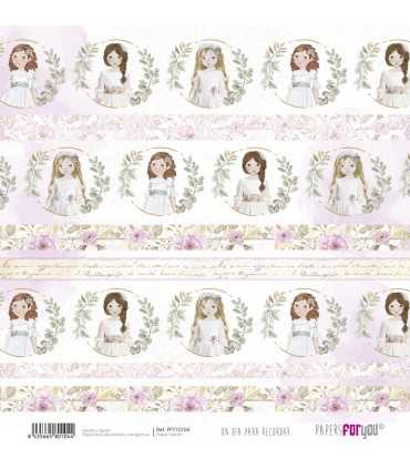 PAPEL VELLUM UN DIA PARA RECORDAR NIÑA 30X30 6H