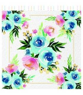 SET 12 PAPELES FLORAL THE FLOWER JOURNAL 12X12